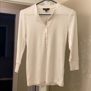 J Crew Ribbed Henley - Size XS - NWT